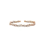 Suzanne Kalan Inlay Frenzy Diamond Bangle in 18K Rose Gold | Fine Bracelets | Coveti