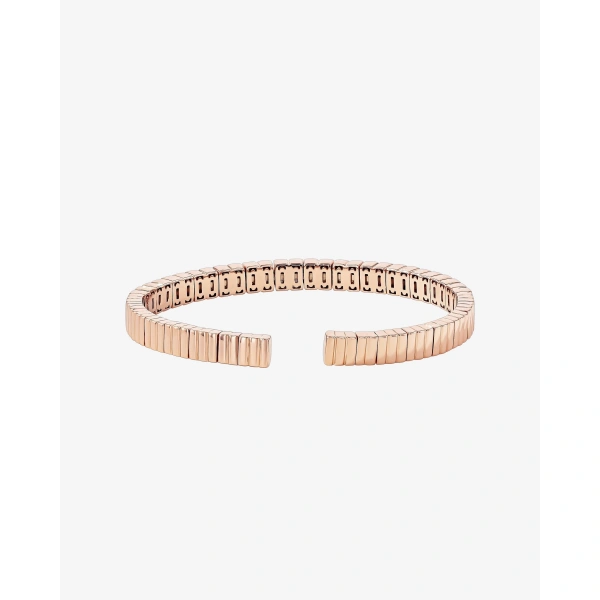Suzanne Kalan Inlay Pastel Sapphire Bangle in 18K Rose Gold | Fine Bracelets | Coveti