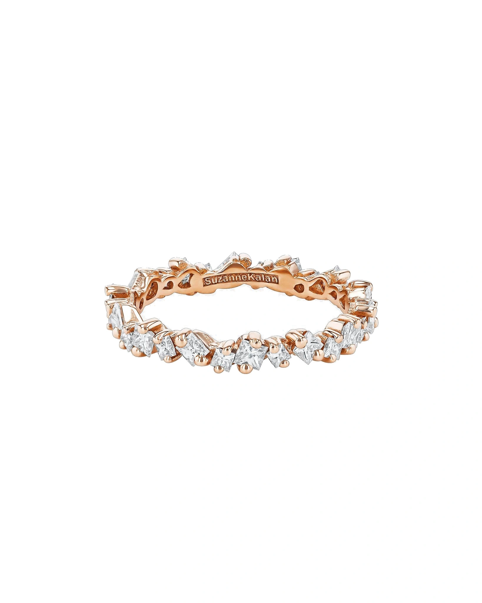 Suzanne Kalan La Fantaisie Cosmic Diamond Eternity Band in 18K Rose Gold Suzanne Kalan La Fantaisie Cosmic Diamond Eternity Band in 18K Rose Gold | Fine Rings | Coveti