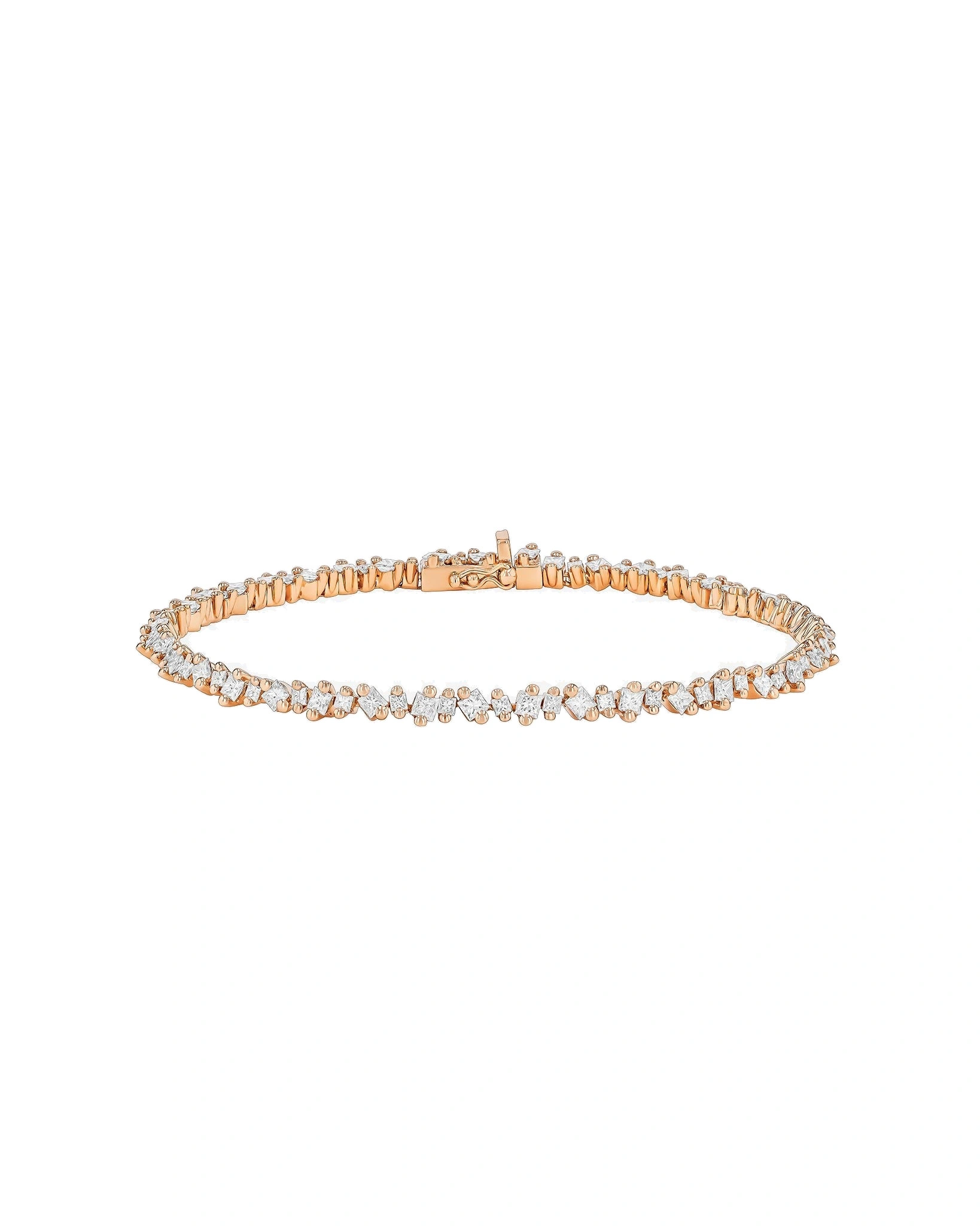 Suzanne Kalan La Fantaisie Cosmic Diamond Tennis Bracelet in 18K Rose Gold Suzanne Kalan La Fantaisie Cosmic Diamond Tennis Bracelet in 18K Rose Gold | Fine Bracelets | Coveti