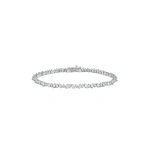 Suzanne Kalan La Fantaisie Cosmic Diamond Tennis Bracelet in 18K White Gold | Fine Bracelets | Coveti