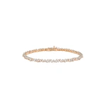 Suzanne Kalan La Fantaisie Cosmic Tennis Bracelet in 18K Rose Gold | Fine Bracelets | Coveti