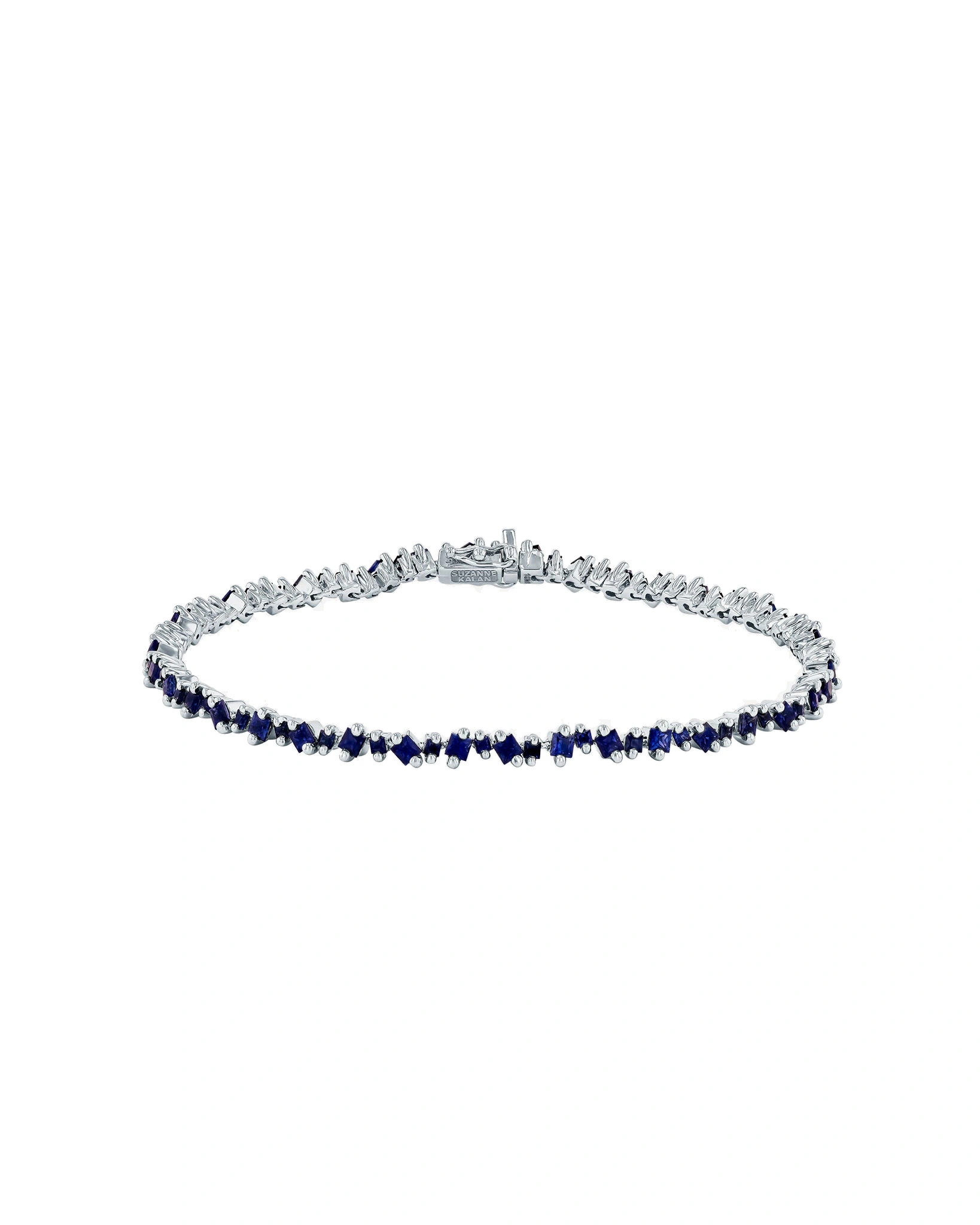Suzanne Kalan La Fantaisie Cosmic Tennis Bracelet in 18K White Gold, Dark Blue Sapphire Suzanne Kalan La Fantaisie Cosmic Tennis Bracelet in 18K White Gold, Dark Blue Sapphire | Fine Bracelets | Coveti