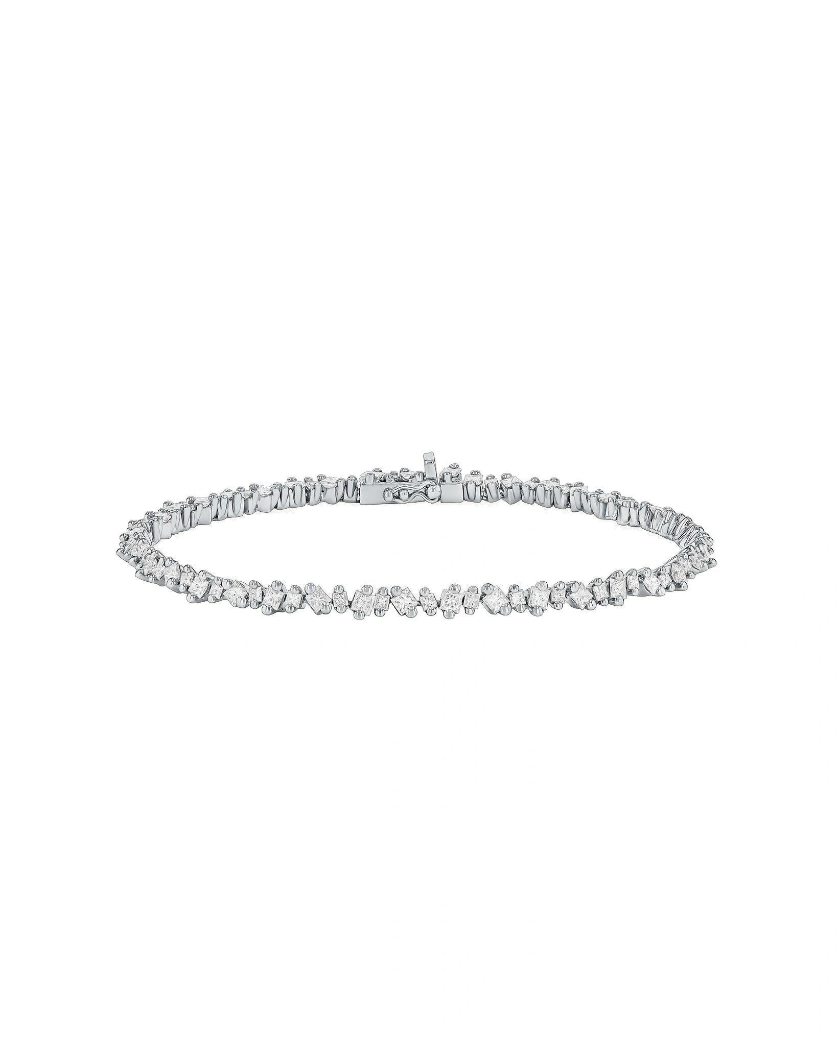 Suzanne Kalan La Fantaisie Cosmic Tennis Bracelet in 18K White Gold Suzanne Kalan La Fantaisie Cosmic Tennis Bracelet in 18K White Gold | Fine Bracelets | Coveti