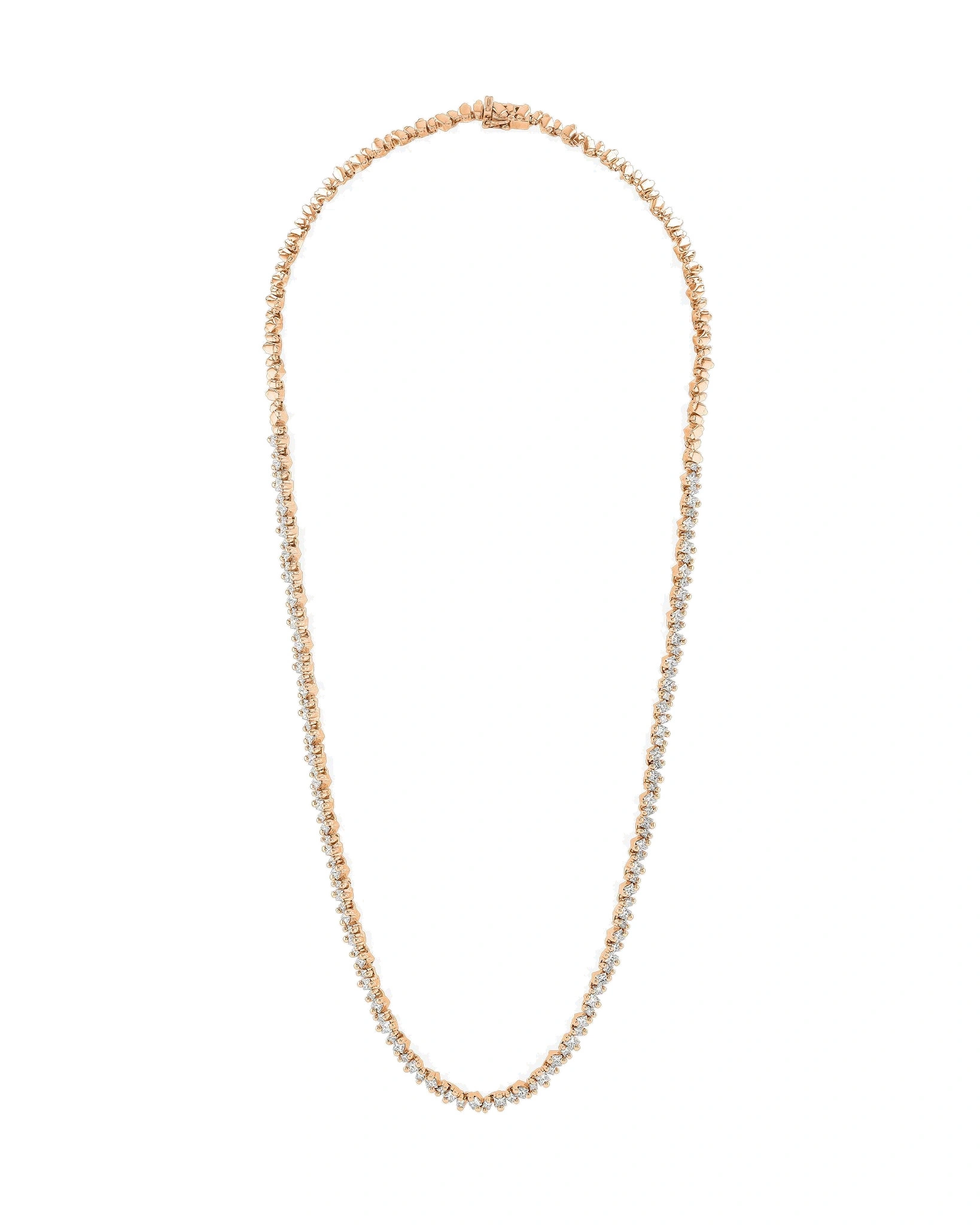 Suzanne Kalan La Fantaisie Cosmic Tennis Necklace in 18K Rose Gold Suzanne Kalan La Fantaisie Cosmic Tennis Necklace in 18K Rose Gold | Fine Necklaces | Coveti