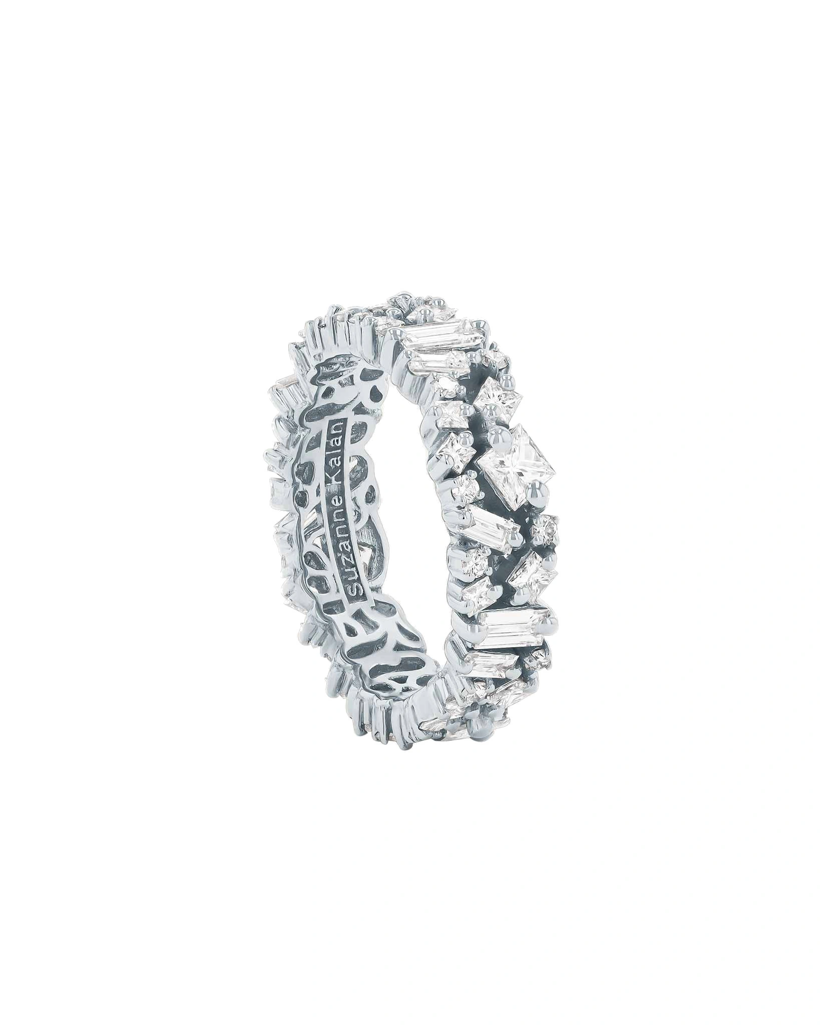 Suzanne Kalan La Fantaisie Diamond Eternity Band in 18K White Gold, Ref. BAR1053D-WGXX Suzanne Kalan La Fantaisie Diamond Eternity Band in 18K White Gold, Ref. BAR1053D-WGXX | Fine Rings | Coveti
