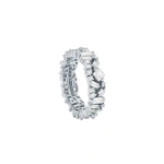 Suzanne Kalan La Fantaisie Eternity Band in 18K White Gold | Fine Rings | Coveti