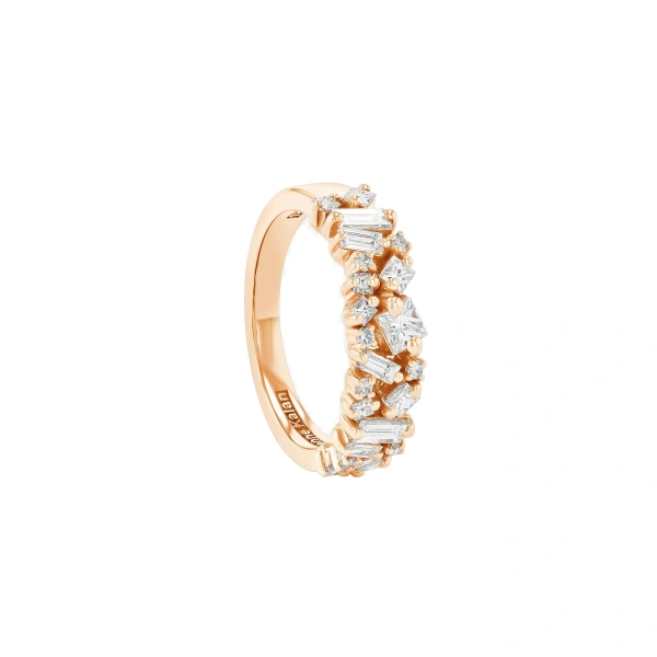 La Fantaisie Half Band in 18K Rose Gold