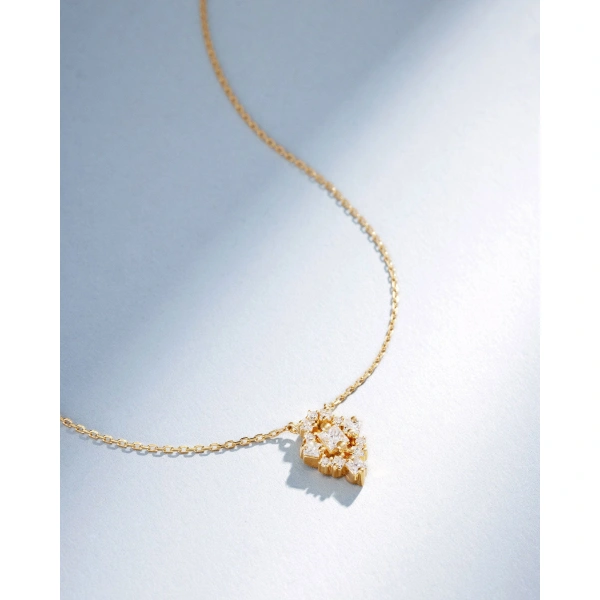 Suzanne Kalan La Fantaisie Star Diamond Pendant in 18K Yellow Gold | Fine Necklaces | Coveti