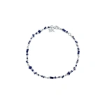Suzanne Kalan La Fantaisie Star Dust Bracelet in 18K White Gold, Dark Blue Sapphire | Fine Bracelets | Coveti