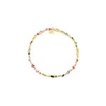 Suzanne Kalan La Fantaisie Star Dust Rainbow Sapphire Bracelet in 18K Yellow Gold | Fine Bracelets | Coveti