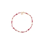 Suzanne Kalan La Fantaisie Star Dust Ruby Bracelet in 18K Rose Gold | Fine Bracelets | Coveti