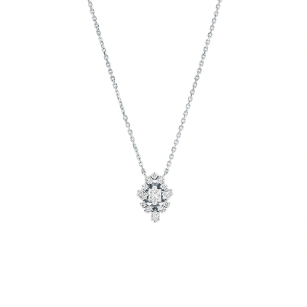 Suzanne Kalan La Fantaisie Star Pendant in 18K White Gold | Fine Necklaces | Coveti