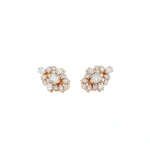Suzanne Kalan La Fantaisie Star Studs in 18K Rose Gold | Fine Earrings | Coveti