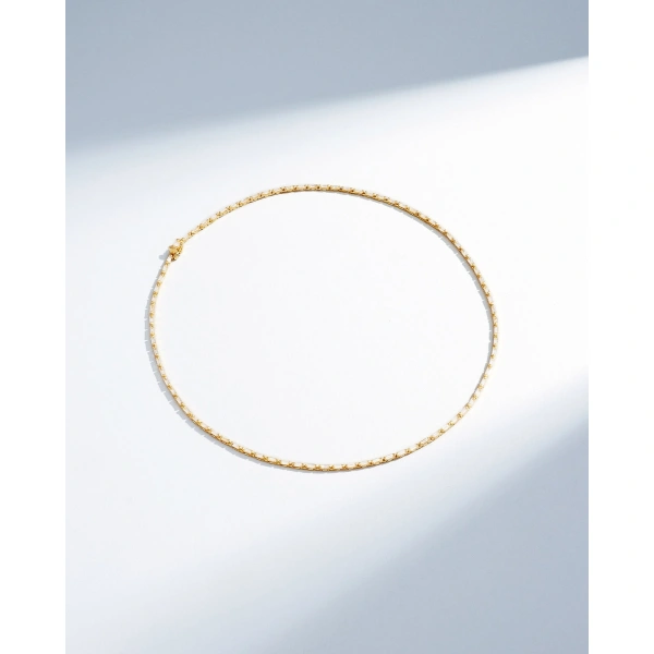 Suzanne Kalan Linear Full Diamond Tennis Necklace in 18K Yellow Gold | Fine Necklaces | Coveti