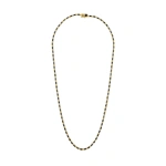 Suzanne Kalan Linear Full Tennis Necklace in 18K Yellow Gold, Black Sapphire | Fine Necklaces | Coveti