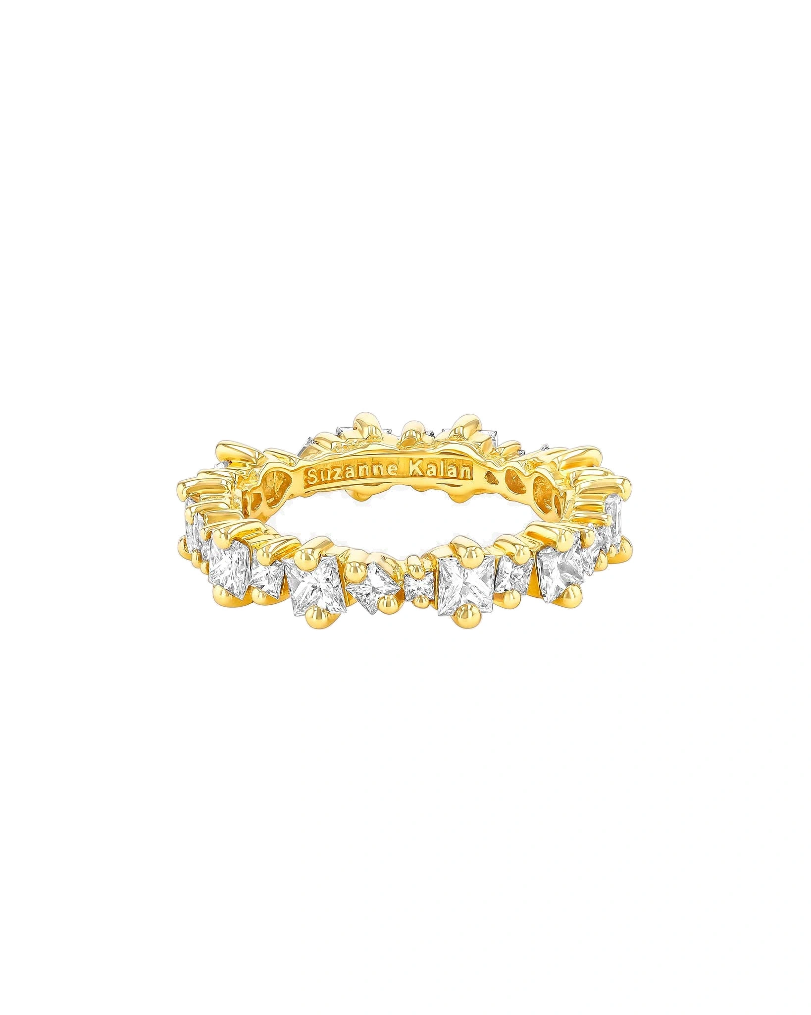 Suzanne Kalan Princess Anna Diamond Eternity Band in 18K Yellow Gold Suzanne Kalan Princess Anna Diamond Eternity Band in 18K Yellow Gold | Fine Rings | Coveti