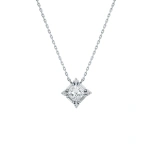 Suzanne Kalan Princess Midi Pendant in 18K White Gold | Fine Necklaces | Coveti