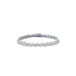 Suzanne Kalan Princess Milli Diamond Tennis Bracelet in 18K White Gold | Fine Bracelets | Coveti