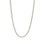 Suzanne Kalan Princess Mini Diamond 36" Inch Tennis Necklace in 18K Rose Gold | Fine Necklaces | Coveti