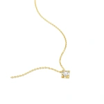Suzanne Kalan Princess Mini Diamond Pendant in 18K Yellow Gold | Fine Necklaces | Coveti