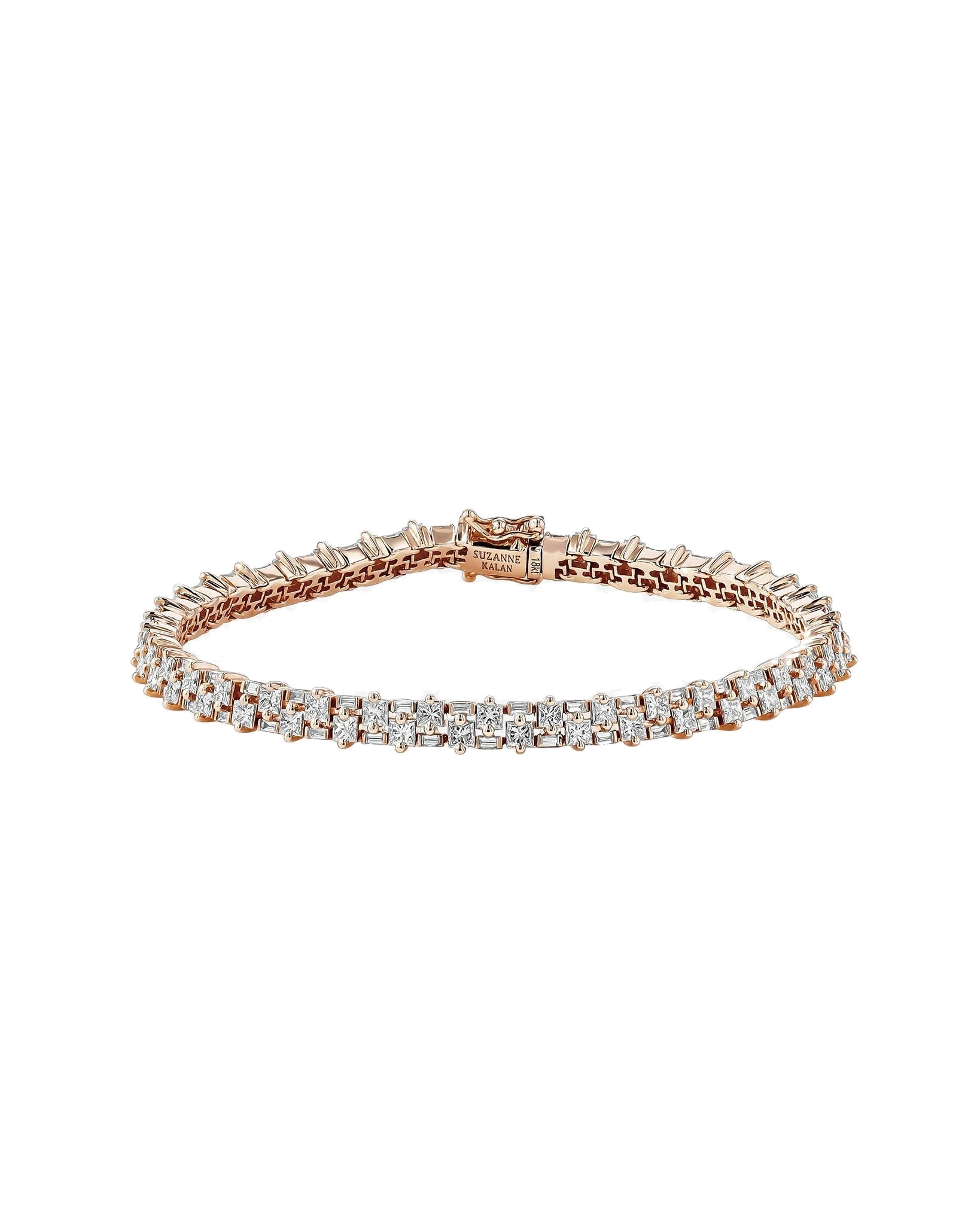 Suzanne Kalan Princess Mini Stack Tennis Bracelet in 18K Rose Gold Suzanne Kalan Princess Mini Stack Tennis Bracelet in 18K Rose Gold | Fine Bracelets | Coveti