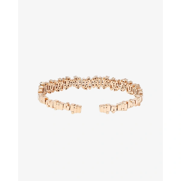Suzanne Kalan Shimmer Audrey Diamond Bangle in 18K Rose Gold, Ref. AKB412-RGXX | Fine Bracelets | Coveti