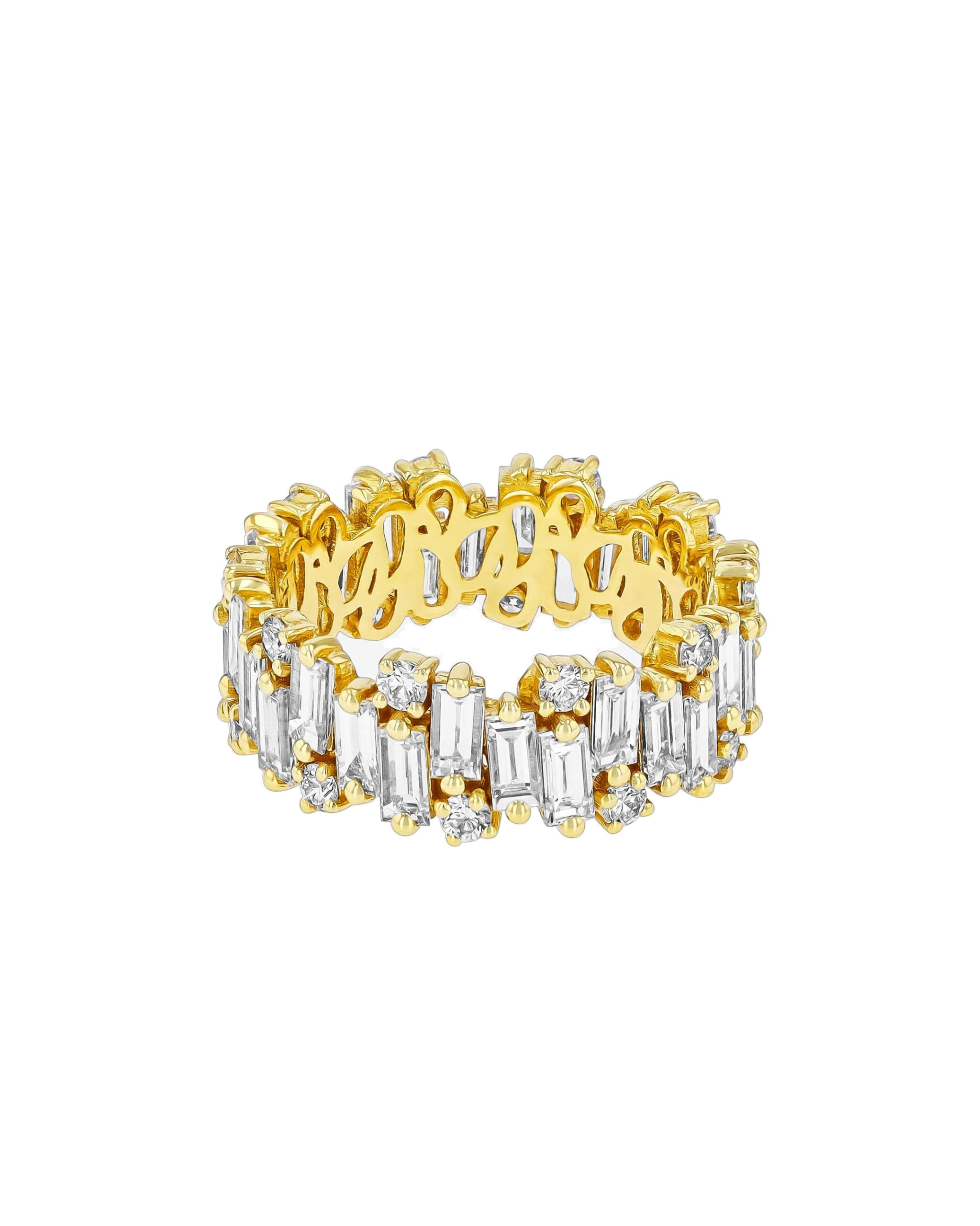 Suzanne Kalan Shimmer Audrey Diamond Eternity Band in 18K Yellow Gold Suzanne Kalan Shimmer Audrey Diamond Eternity Band in 18K Yellow Gold | Fine Rings | Coveti