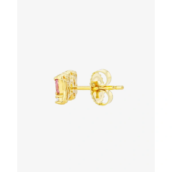 Suzanne Kalan Shimmer Pastel Sapphire Studs in 18K Yellow Gold | Fine Earrings | Coveti