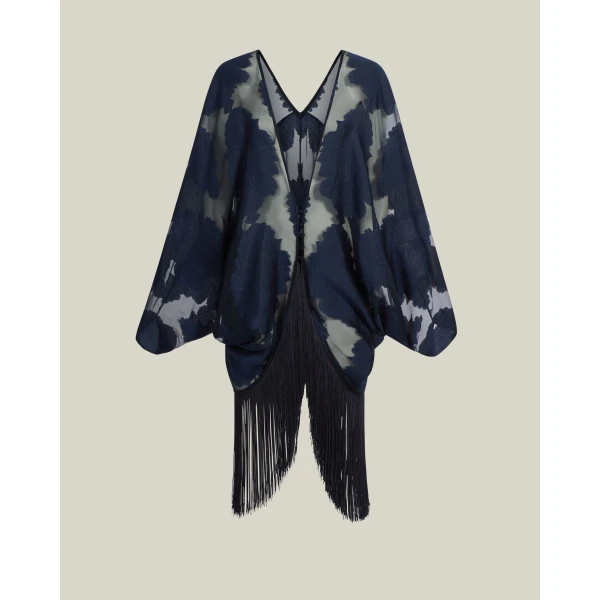 Taller Marmo 1920 Blouse in Midnight Blue | Blouse | Coveti