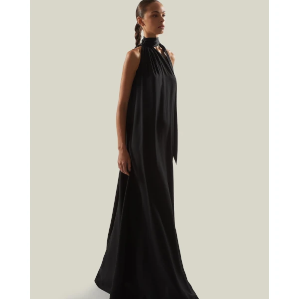 Taller Marmo Astor Dress in Black | Maxi Dresses | Coveti