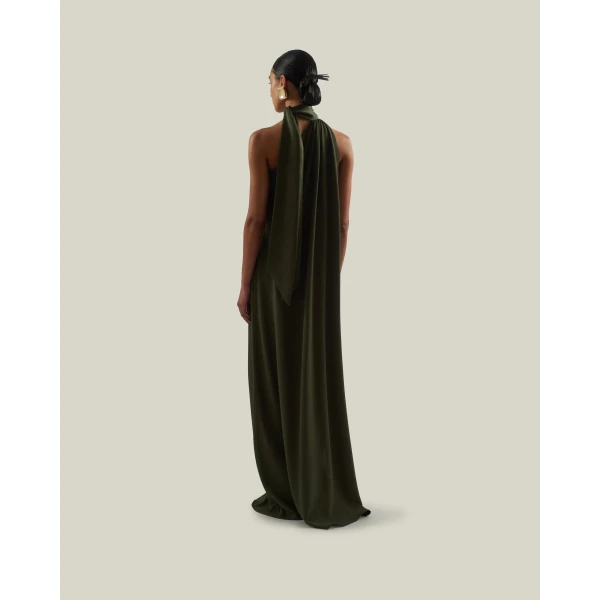 Taller Marmo Astor Dress in Juniper | Maxi Dresses | Coveti