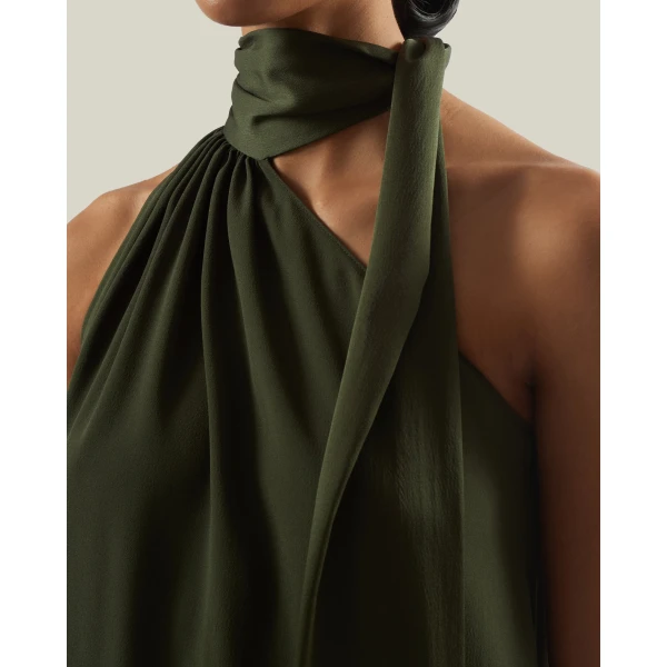Taller Marmo Astor Dress in Juniper | Maxi Dresses | Coveti