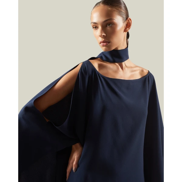 Taller Marmo Barths Kaftan in Midnight Blue | kaftan | Coveti