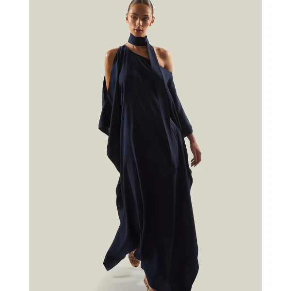 Taller Marmo Barths Kaftan in Midnight Blue | kaftan | Coveti