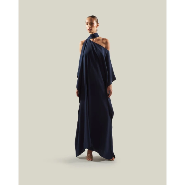 Taller Marmo Barths Kaftan in Midnight Blue | kaftan | Coveti