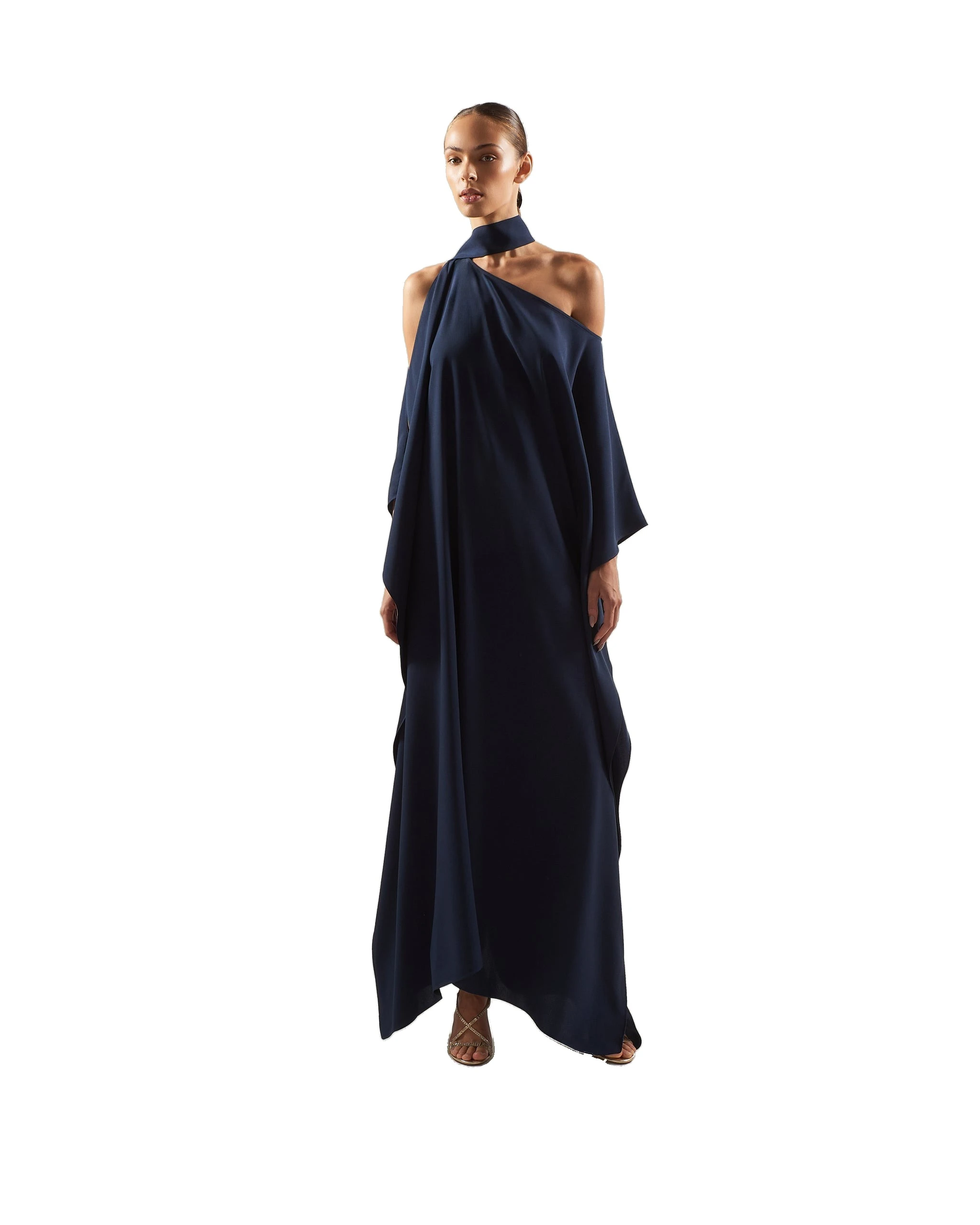 Taller Marmo Barths Kaftan in Midnight Blue Taller Marmo Barths Kaftan in Midnight Blue | Dresses | Coveti