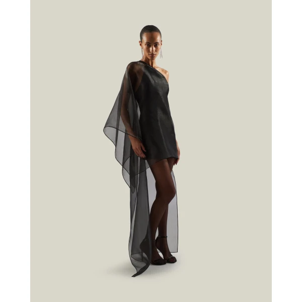 Taller Marmo Boston Dress in Black | Mini Dresses | Coveti
