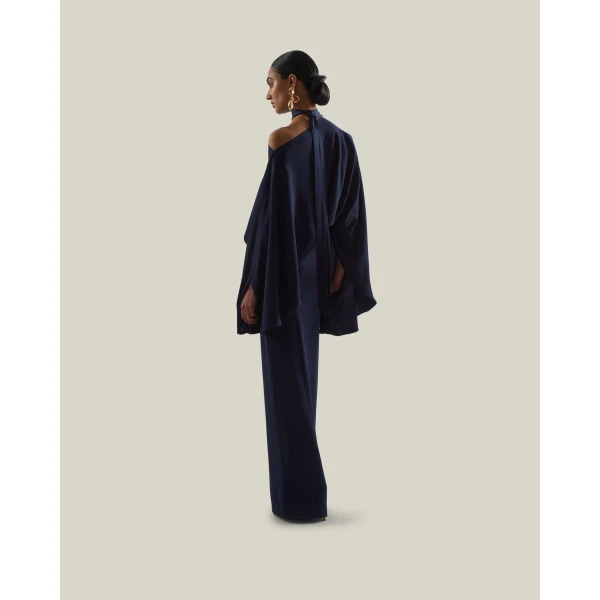 Taller Marmo Brooks Dress in Midnight Blue | Maxi Dresses | Coveti