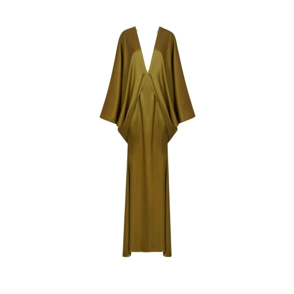 Taller Marmo Butterfly Gown in Antique Bronze | Dresses | Coveti