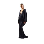 Taller Marmo Butterfly Gown in Midnight Blue | Dresses | Coveti