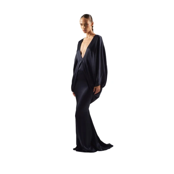 Butterfly Gown in Midnight Blue