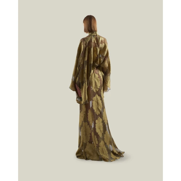 Taller Marmo Chimera Gown in Antique Bronze | Evening Gowns | Coveti