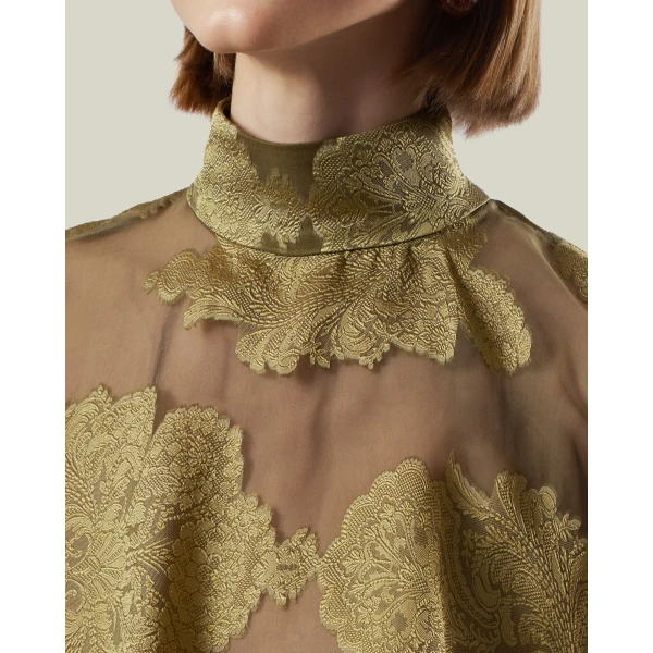 Taller Marmo Chimera Gown in Antique Bronze | Evening Gowns | Coveti