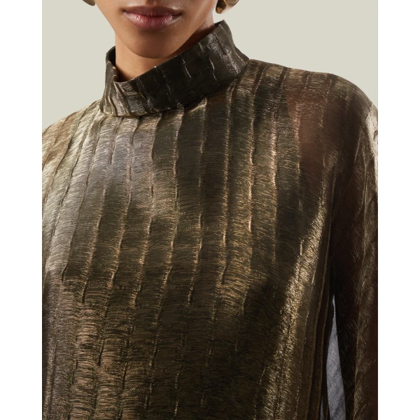 Taller Marmo Dallas Kaftan in Antique Gold | kaftan | Coveti