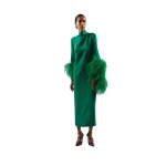 Taller Marmo Del Rio Dress in Emerald Green | Dresses | Coveti