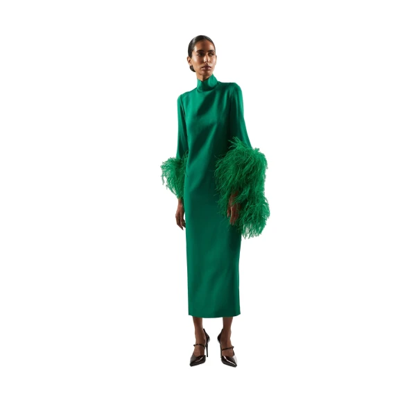 Del Rio Dress in Emerald Green