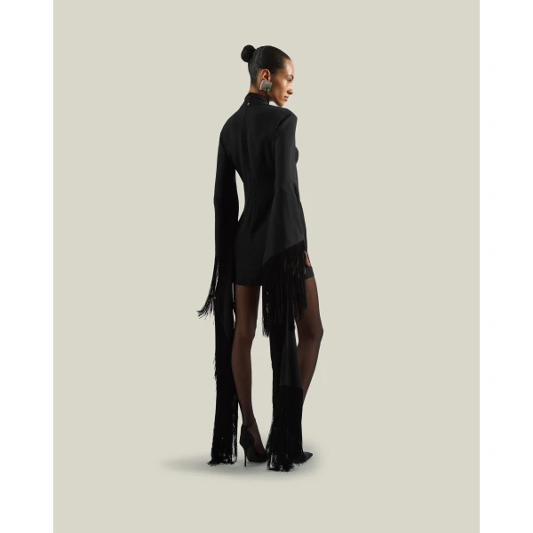 Taller Marmo Dragon Dress in Black | Mini Dresses | Coveti