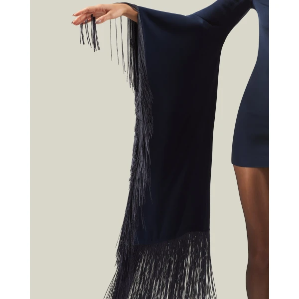 Taller Marmo Dragon Dress in Midnight Blue | Mini Dresses | Coveti