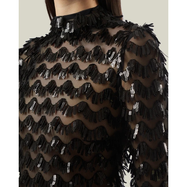 Taller Marmo Dragon Lady Dress in Black | Evening Gowns | Coveti